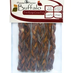 Outlet Canine Caviar Buffalo Braided Stix Treats