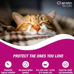 Outlet Cheristin - Flea Prevention Topical for Cats