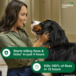 New Credelio - Flea & Tick Prevention Chewable Tablet for Dogs