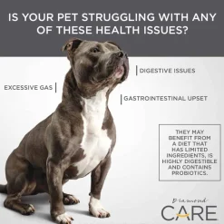New Diamond Care Adult Sensitive Stomach Formula Dry Dog Food