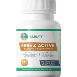New Dr. Marty Free & Active Dog Supplements