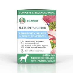Best Dr. Marty Nature’s Blend Sensitivity Select in Turkey Bone Broth Adult Wet Dog Food