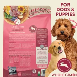 Best Earthborn Holistic Ancient Grains & Superfoods Unrefined Roasted Rabbit Recipe Dry Dog Food