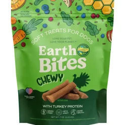 Outlet Earthborn Holistic Earth Bites Chewy Turkey Protein Grain Free Soft Dog Treats
