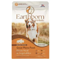 New Earthborn Holistic Great Plains Feast Grain Free Dry Dog Food