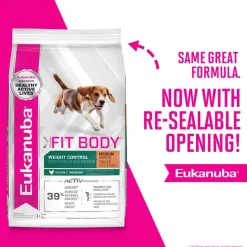 Fashion Eukanuba Fit Body Weight Control Medium Breed Dry Dog Food