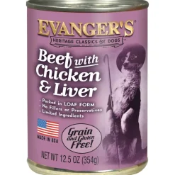 New Evangers Classic Beef with Chicken And Liver Canned Dog Food
