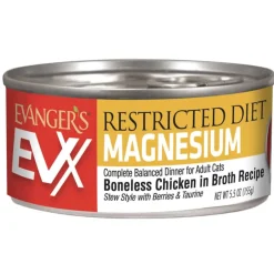Hot Evangers EVX Restricted Diet Controlled Magnesium Boneless Chicken Recipe Wet Cat Food