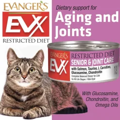 Hot Evangers EVX Restricted Diet Senior & Joint Health Salmon Recipe Wet Cat Food