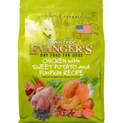 Outlet Evangers Grain Free Chicken Sweet Potato and Pumpkin Dry Dog Food