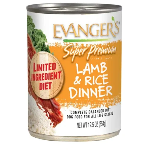 Hot Evangers Super Premium Lamb and Rice Canned Dog Food
