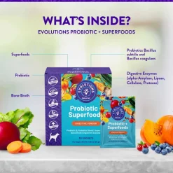 Best Evolutions by NaturVet Probiotic + Superfoods Dog Supplement