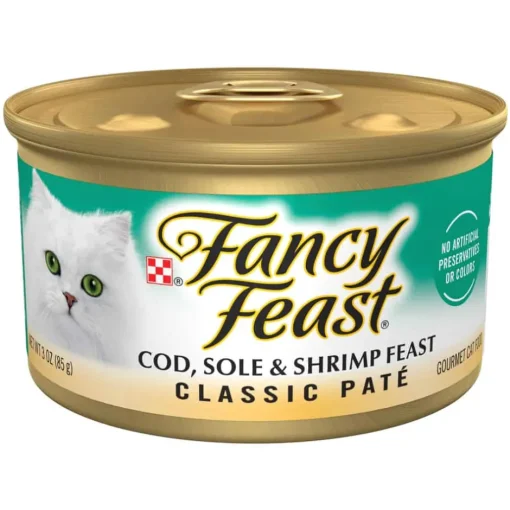 Discount Fancy Feast Classic Pate Cod, Sole & Shrimp Feast Wet Cat Food