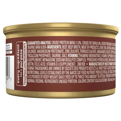 Discount Fancy Feast Classic Pate Tender Beef Feast Wet Cat Food