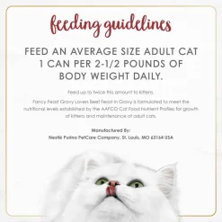 Online Fancy Feast Gravy Lovers Beef Feast Wet Cat Food