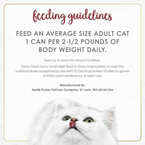 Online Fancy Feast Gravy Lovers Beef Feast Wet Cat Food