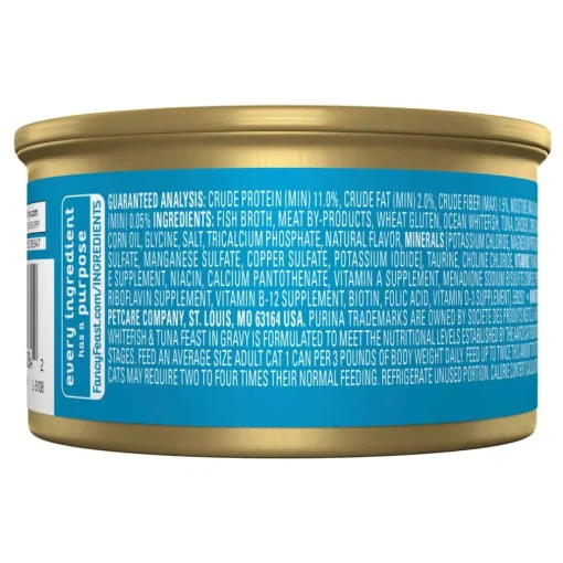 Discount Fancy Feast Grilled Ocean Whitefish & Tuna Feast Wet Cat Food