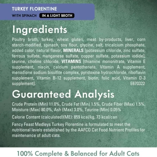 Hot Fancy Feast Medleys Florentine Variety Pack Wet Cat Food