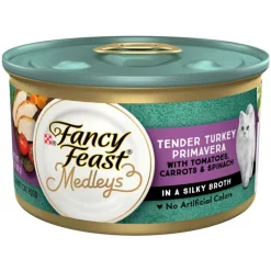 Outlet Fancy Feast Medleys Turkey Primavera With Veggies Wet Cat Food