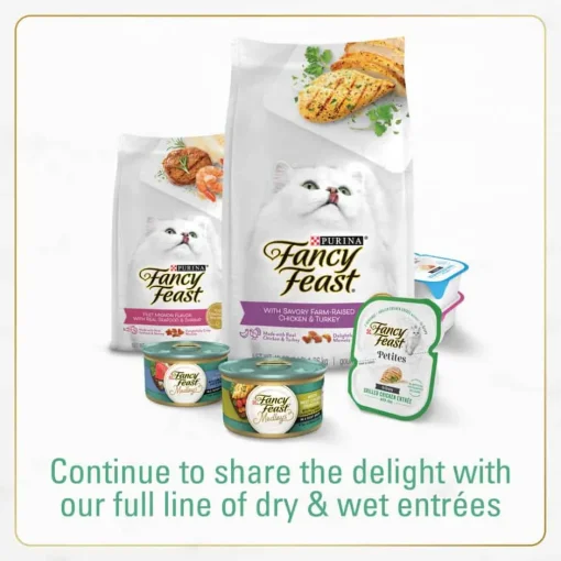 New Fancy Feast Ocean Fish & Salmon Dry Cat Food