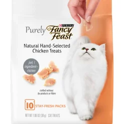 New Fancy Feast Purely Natural Hand-Selected Chicken Cat Treats