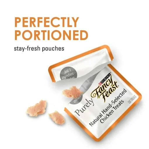 New Fancy Feast Purely Natural Hand-Selected Chicken Cat Treats