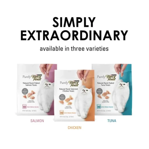 New Fancy Feast Purely Natural Hand-Selected Chicken Cat Treats