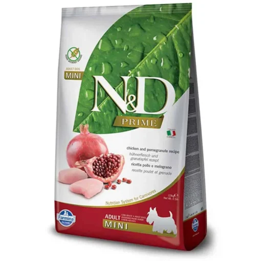 Clearance Farmina N&D Prime Adult Mini Chicken & Pomegranate Dry Dog Food