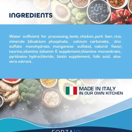 Hot Forza10 Nutraceutic ActiWet Hypo Support Lamb Recipe Wet Cat Food