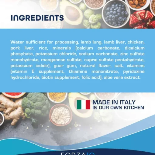 Outlet Forza10 Nutraceutic ActiWet Hypo Support Lamb Recipe Wet Dog Food
