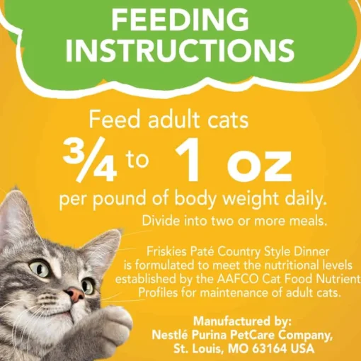 Outlet Purina Friskies Friskies Pate Country Style Dinner Wet Cat Food