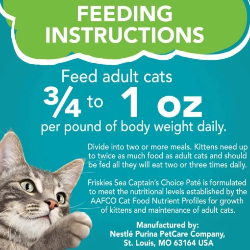Discount Purina Friskies Friskies Pate Sea Captains Choice Wet Cat Food