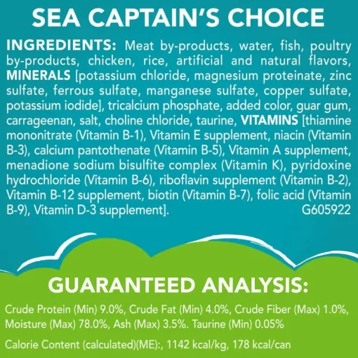 Discount Purina Friskies Friskies Pate Sea Captains Choice Wet Cat Food