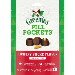 Sale Greenies Pill Pockets Capsule Size Natural Hickory Smoke Flavored Dog Treats