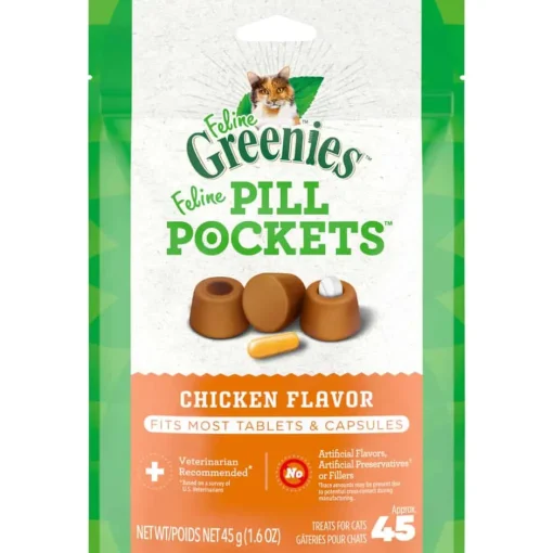 Sale Greenies Pill Pockets for Cats Chicken Flavor