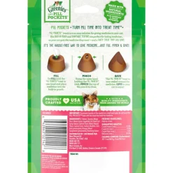 Hot Greenies Pill Pockets for Cats Salmon Flavor