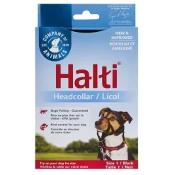 Outlet Halti Headcollar No Pull Dog Head Collar Black