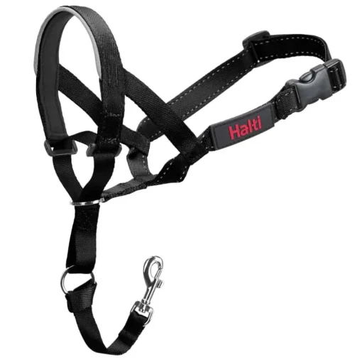 Outlet Halti Headcollar No Pull Dog Head Collar Black