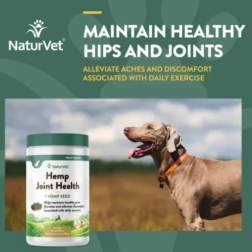 New NaturVet Hemp Joint Health Soft Chews
