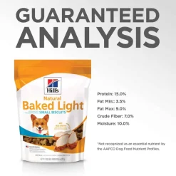 Online Hill's Treats Hill's Natural Baked Light Biscuits with Real Chicken Small Dog Treats