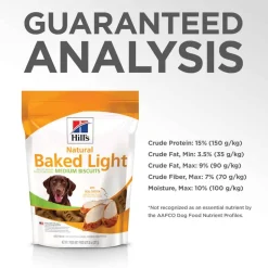 Sale Hill's Treats Hill's Natural Baked Light Biscuits with Real Chicken Medium Dog Treats