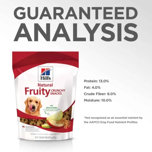 Discount Hill's Treats Hill's Natural Fruity Crunchy Snacks with Apples & Oatmeal Dog Treats