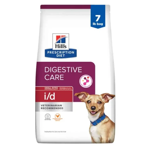 Best Hill's Prescription Diet i/d Digestive Care Small Bites Chicken Flavor Dry Dog Food