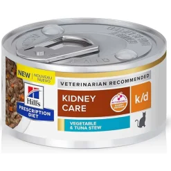 Outlet Hill's Prescription Diet k/d Kidney Care Vegetable, Tuna & Rice Stew Wet Cat Food