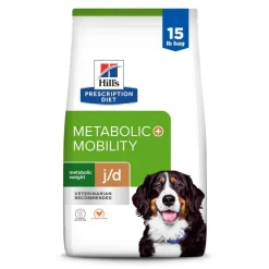 New Hill's Prescription Diet Metabolic + j/d Mobility Care Chicken Flavor Dry Dog Food