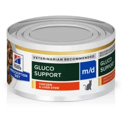 Fashion Hill's Prescription Diet m/d GlucoSupport Chicken & Liver Stew Wet Cat Food