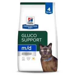 Clearance Hill's Prescription Diet m/d GlucoSupport Chicken Flavor Dry Cat Food