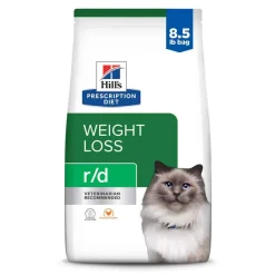 Clearance Hill's Prescription Diet r/d Weight Reduction Chicken Flavor Dry Cat Food