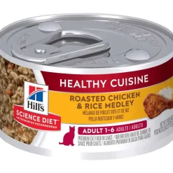 Sale Hill's Science Diet Adult Healthy Cuisine Roasted Chicken & Rice Medley Wet Cat Food