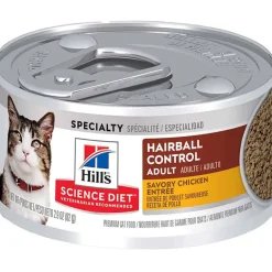 Discount Hill's Science Diet Adult Hairball Control Savory Chicken Entree Wet Cat Food